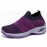 Men's & Women's Wide Width Slip-On Sneakers with Breathable Knit Upper & Rocker Sole - Comfort Walking Shoes Suitable for Gym, Casual, Walking - Durable Cushioned Sole & PVC Outsole - Easy On/Off (Wide Width Options)