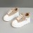 Women'S Two-Tone Chunky Platform Sneakers with Height Increase - Breathable Mesh Upper, Cushioned EVA Insole & Arch Support, Low-Top Lace-Up Casual Shoes with Tassel Accent - & All-Season Versatile Footwear for Daily Wear, Office