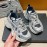 Soft-Soled Comfortable Dad Sneakers | Women'S Thick-Soled Height-Increasing Versatile Sports Shoes with EVA and Fabric Upper, PVC and Sole, Lace-up Closure, Solid Color, Plain Toe, Low Top, All-Season