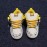 Men's & Women's Chunky Platform Sneakers - Heavy-Duty PU Sole Skate Shoes with Beige/Yellow/White/Golden Chunky Height Increase, Lace-Up Low-Top Casual Sports Shoes for, All-Season Wear (No Heel Lifts/Easy-Care)