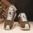 Men'S Fashion Casual Sneakers | Comfortable Non-Slip Thick Sole, All-Season Durable Lace-Up Shoes, Faux Upper, PVC Sole, Fabric Inner, Round Toe, Low Top