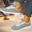 Men's & Women's Low-Top Lace-Up Sneakers with Arch Support - Minimalist Casual Shoes, Breathable Fabric Upper, Cushioned TPR Sole Suitable for All-Season Wear - Unisex Trainers for Gym, Office, Travel & Daily Use (Round Toe)