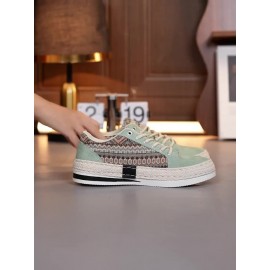 Men's Lightweight Breathable Sneakers with Non-Slip Sole & Upper - Beige/Black/Teal Low-Top Lace-Up Shoes Suitable for Everyday, Office, Formal Events | All-Season Comfortable Walking, Stylish Streetwear & Urban Fashion Sneakers