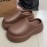 Women'S Heavy Duty EVA Slip-On Moccasin Style | Thick Non-Slip Sole, Solid Color (Brown/Black/White/Beige/Navy/Gray), Indoor/Outdoor Use with Arch Support and Ergonomic Design, Comfortable and Durable, Suitable for Elderly and Mobility-Impaired Indi
