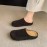 Five Colors Women'S Mules Half-Wrapped | Comfortable Casual Versatile, Suitable for Commuting and Walking, Flat Heel, Plain Toe, All-season Fabric Upper and Sole