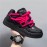 Men's Wide Width Chunky Platform Sneakers - Korean Retro Korean Style Chunky Platform Shoes, Low-Top Lace-Up Casual Shoes with Cushioned Sole, Beige/Black/White/Grey - All-Match Versatile Footwear for Big Feet (Students & s)