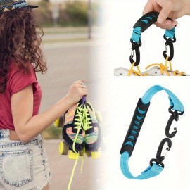 1pc Durable High-Visibility Colorful Hook - Professional Outdoor Skating Shoe Rack for Portable Skateboards, Solid Anti-Corrosive Plastic with Easy Installation, Ideal for Shoe Storage, Skateboard Accessories