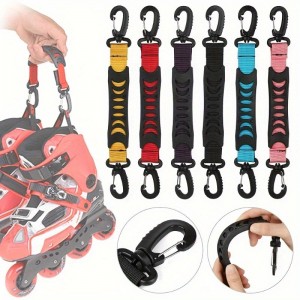 1pc Durable High-Visibility Colorful Hook - Professional Outdoor Skating Shoe Rack for Portable Skateboards, Solid Anti-Corrosive Plastic with Easy Installation, Ideal for Shoe Storage, Skateboard Accessories