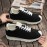 Men's Retro 80s/90s Vintage Brown Sneakers - Upper & PVC Sole Lace-Up Low-Top, Round Toe for Hiking, Casual & Party Wear - All-Season Durable Brown/White Classic Streetwear (No Bulk Heel), Mens Sneakers, Men Sneakers, Shoe, Men Sneakers For Men