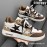 Men's Spring New Low-Top Sneakers - Sole & Microfiber, Lace-Up Round Toe Minimalist Design, Breathable Fabric Upper Suitable for Casual, Office, Casual Attire - Versatile Low-Cut Shoes for Urban Style