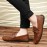 Men's & Beanie Shoes - Slip-On/Lookout Lightweight Upper & PVC Sole Low-Top Sneakers, Casual & Business Shoes Suitable for Driving, Office, Casual Attire - Solid Color Versatile Footwear