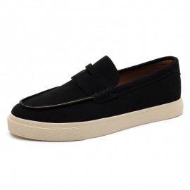 Men's & Unisex Low-Top Loafers - Slip-On/Lace-Up Anti-Slip Sneakers with PVC Sole, Summer Casual Shoes Suitable for Office, Semi-Formal Wear - Low-Top Loafers